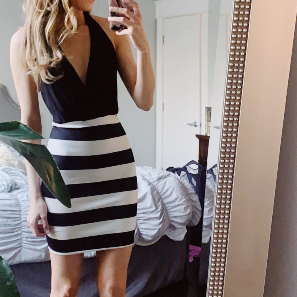 Adorable Black & White Dress